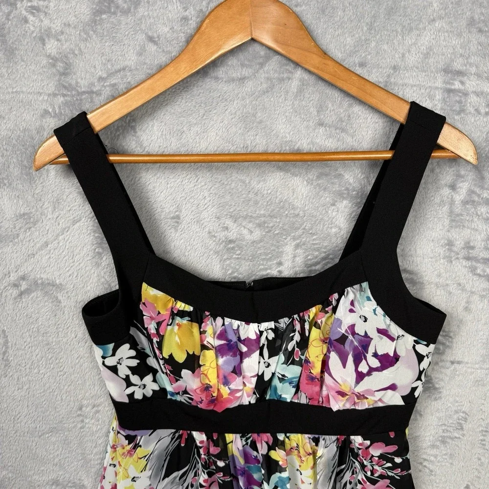 Connected Apparel Vtg Women's Dress 8 Babydoll Floral Y2K Cottagecore Fairy - Picture 3 of 7